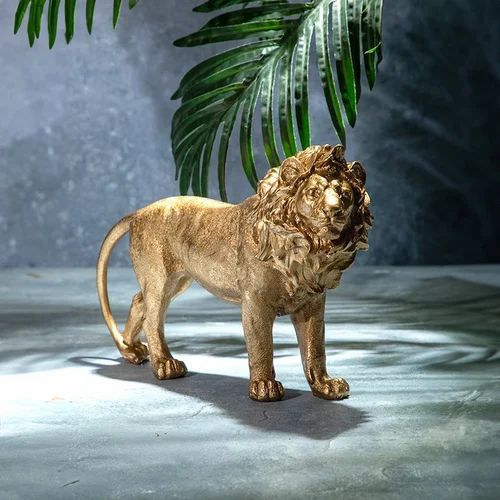 Fiber Lion Sculptures