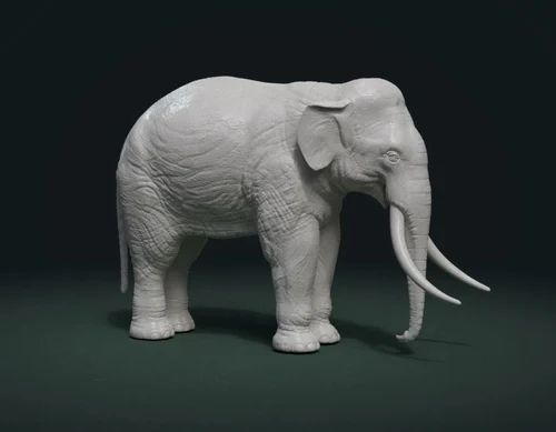 Elephant Statue Fiber, Cement, 3 Feet Upto12 Feet Size Multicolour