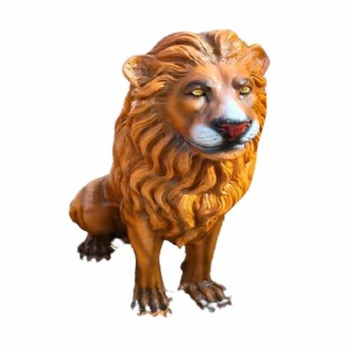 Fiber Lion Statue, For Exterior Decor