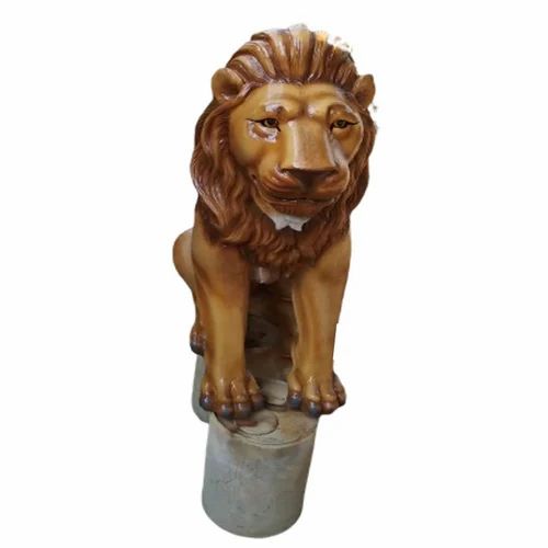 3feet Fiber Lion Statue, For Exterior Decor