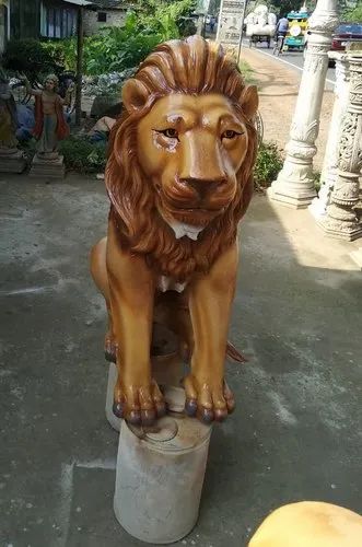 Fiber Lion Statue
