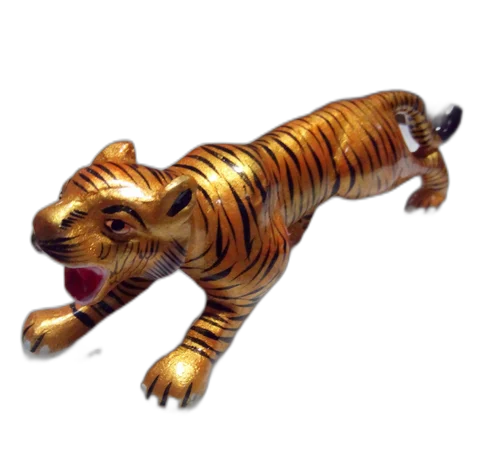 Meenakari Tiger Statue