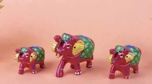 Meenakari Sandalwood Ambabari Elephant
