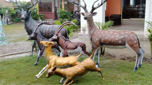Stone Decorative Animal Statue, For Interior Decor