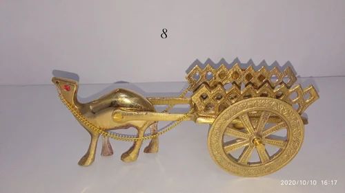 Home Decor Brass Camel Cart