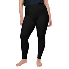 Plus Size Women Solid Legging