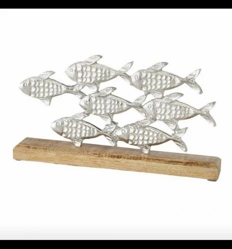 Wooden Fish Sculpture