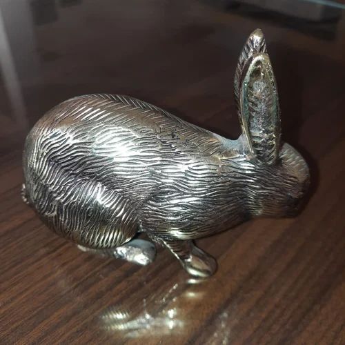 10cm Aluminium Rabbit Statue