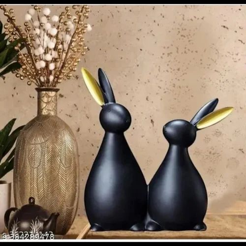 Day Creation Rabbit Standing Light Weight Showpiece Statue