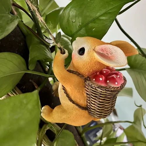 Climbing Rabbit Home Decor