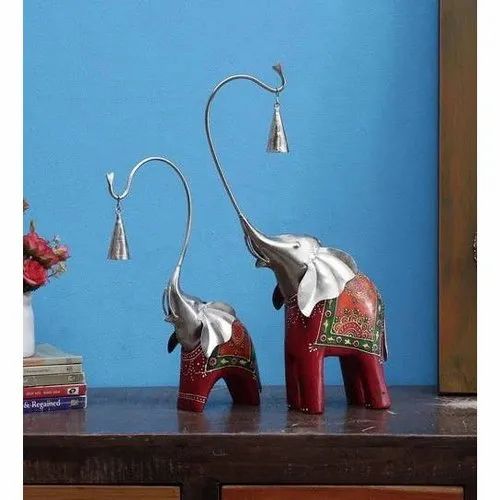 Iron Set Of 2 Elephant Bell