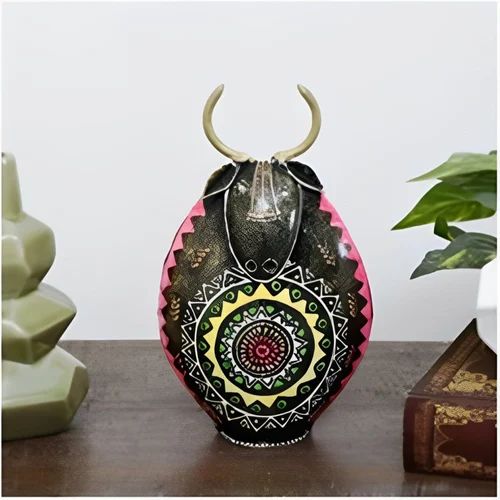 BROWN WROUGHT IRON ANIMAL FIGURINE SMALL