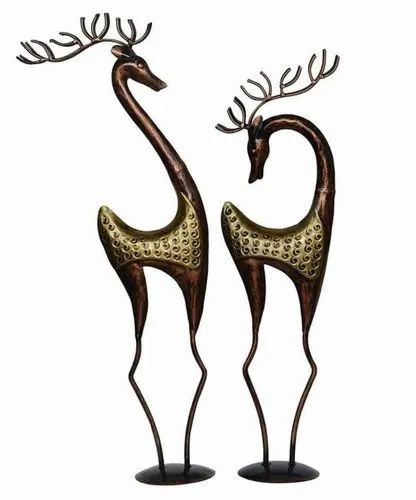Modern Antique Iron metal Table Decor deer