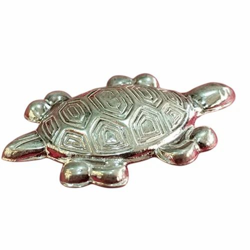 Silver Tortoise Statue