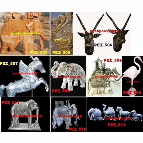 Silver Animal Statues