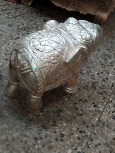 Silver Animal Sculpture, For Interior Decor