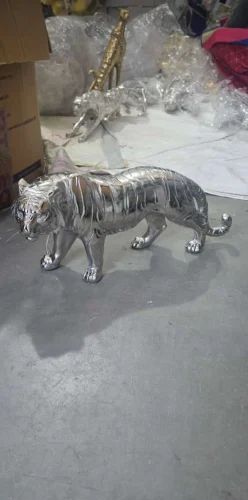Silver Tiger statue