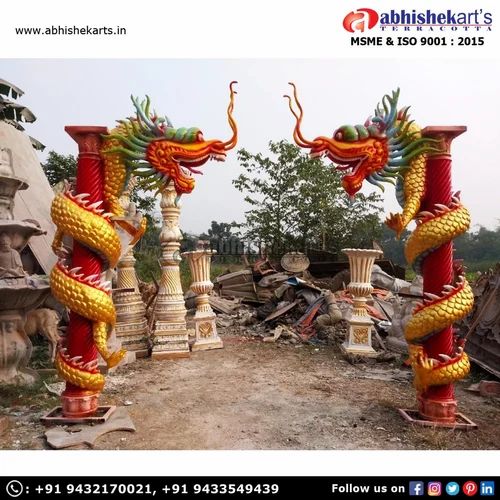 FRP Dragon statue