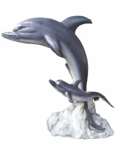 Frp Dolphin Statue, For Interior Decor