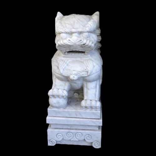 White Marble Dragon Statue