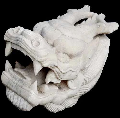 Dragon Head Sculpture