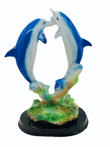 SSV Dancing Dolphin 8.5" Statue for Home Decor