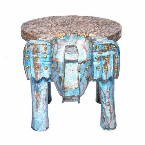 Eurasia Impex Wooden Elephant Brass Fitted