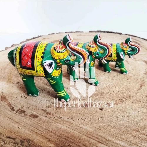 Handcrafted Wooden Elephant Set OF 3