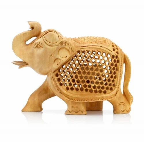 Wooden Jali Elephant