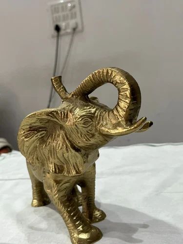 Brass Elephant Statue