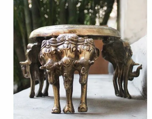 Brass Elephant Chowki