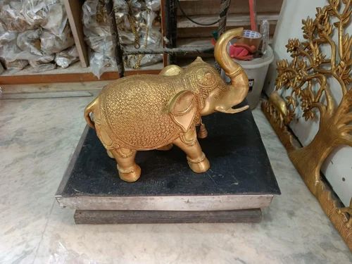 Brass Elephant Statue
