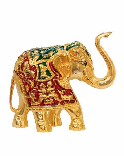 Gold Plated Elephant Showpiece