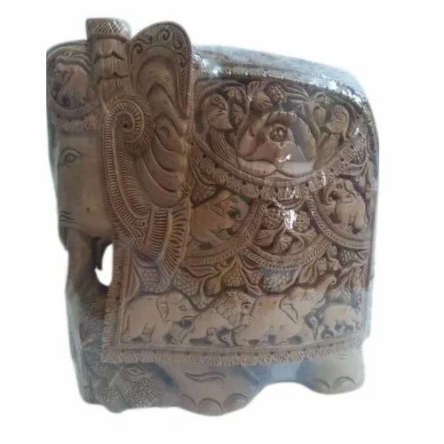 Carving Sandalwood Elephant Statue