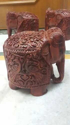Red Sandalwood Elephant