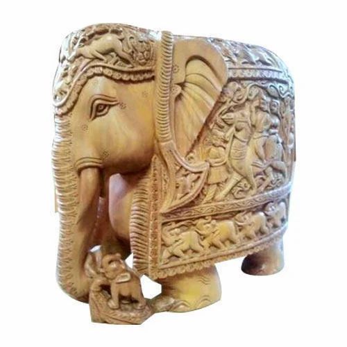 Sandalwood Carved Elephant