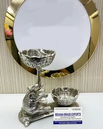 Traditional Trunk Elephant for Dry Fruit Serving Bowl for Returns Gifts / Elephant Bowl Sets