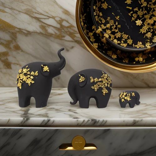 Elephant Set of 3 Statue