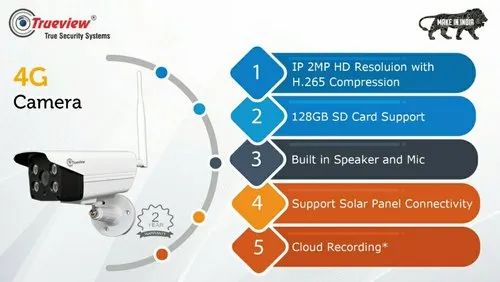 Trueview 4g Simcard Cctv Camera