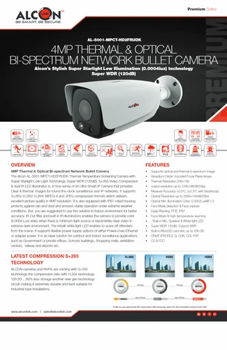 Alcon Temperature Detection Camera, 4MP