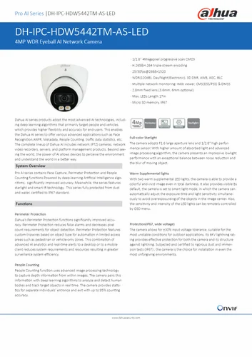 4mp Ip Dome Camera