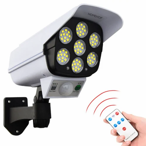 White Solar Dummy CCTV Light