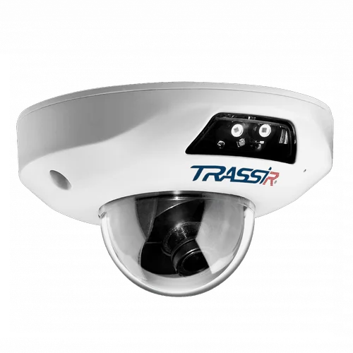 TRASSIR PRO 5MP Vandal-proof IR IP Mini Dome Camera