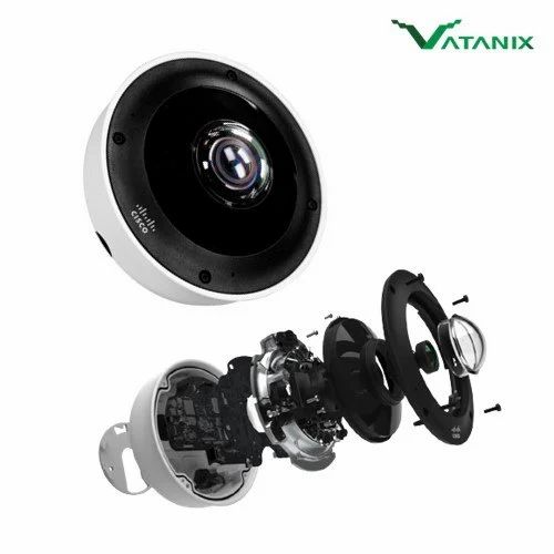 Cisco Meraki MV32-HW-Meraki 360-degree MV32 Mini Dome Camera - 256GB Storage, 3 MP