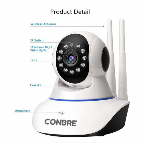 Conbre 360 Rotate CCTV Camera, 4 MP