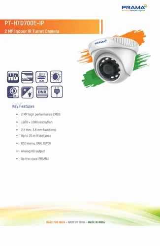 PRAMA 1MP HD DOME PT-HTC700E-ITP