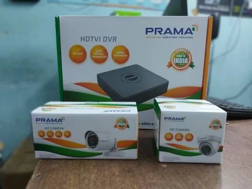 4 Channel CCTV Camera Kit, For Outdoor, 15 to 20 m