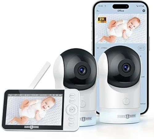 Smart Video Baby Monitor Camera with 2MP Resolution