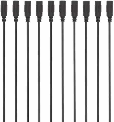 FEDUS DC Female Pigtail Cable 2.1mm x 5.5mm Socket to Bare Wire 12V for CCTV, DVR, LED