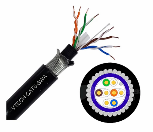 Cat 6 Vtech Armoured LAN Cable 305m